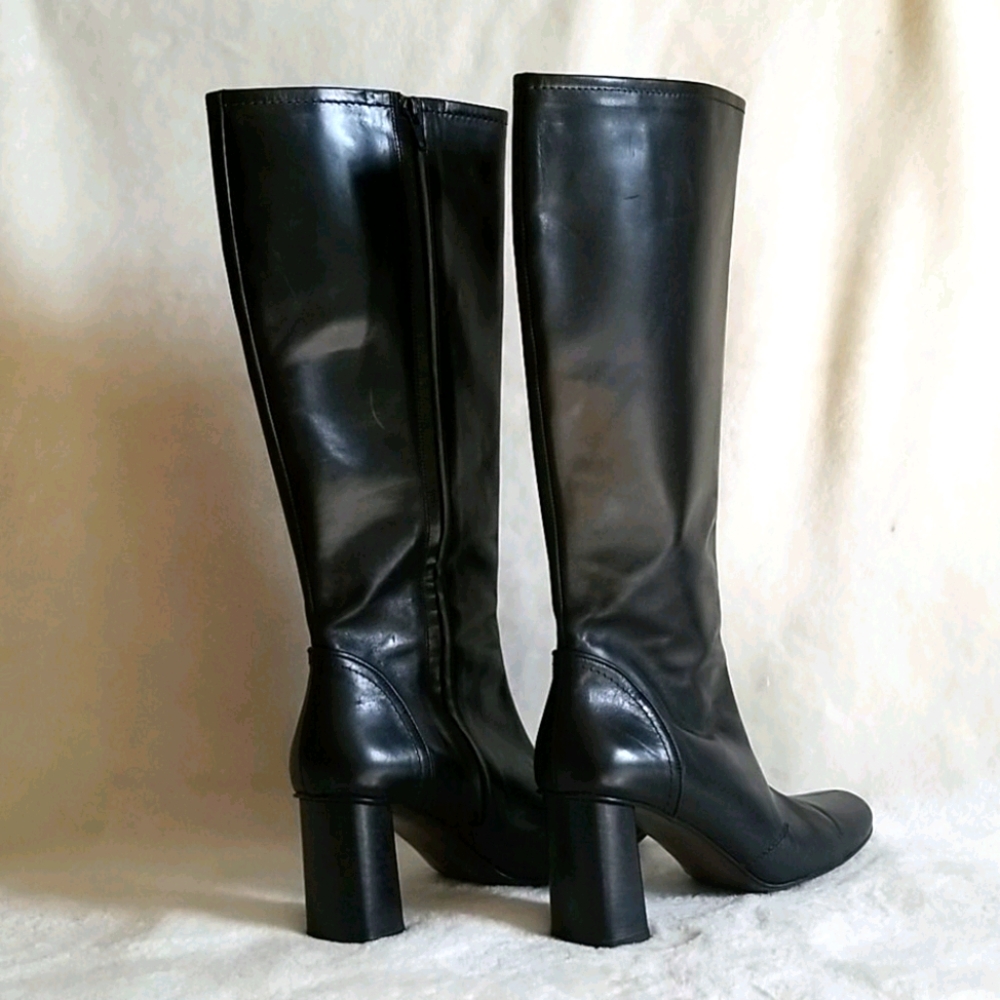 Banana Republic Black Heeled Boots